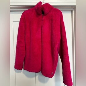 EDDIE BAUER Women’s Quest Plush 2.0 1/4 - Zip in hot pink. Size Md